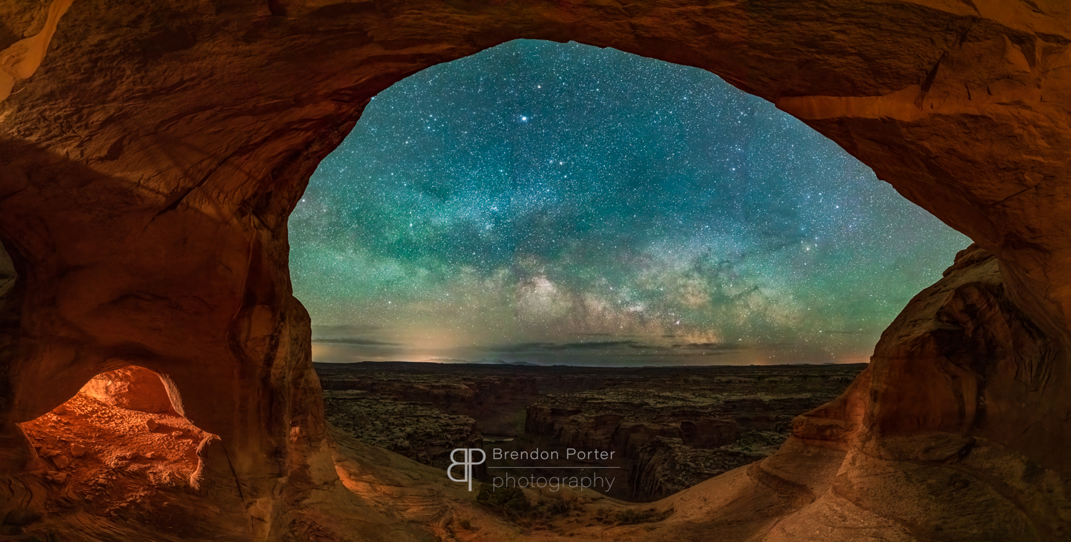 Moonlit Milky Way