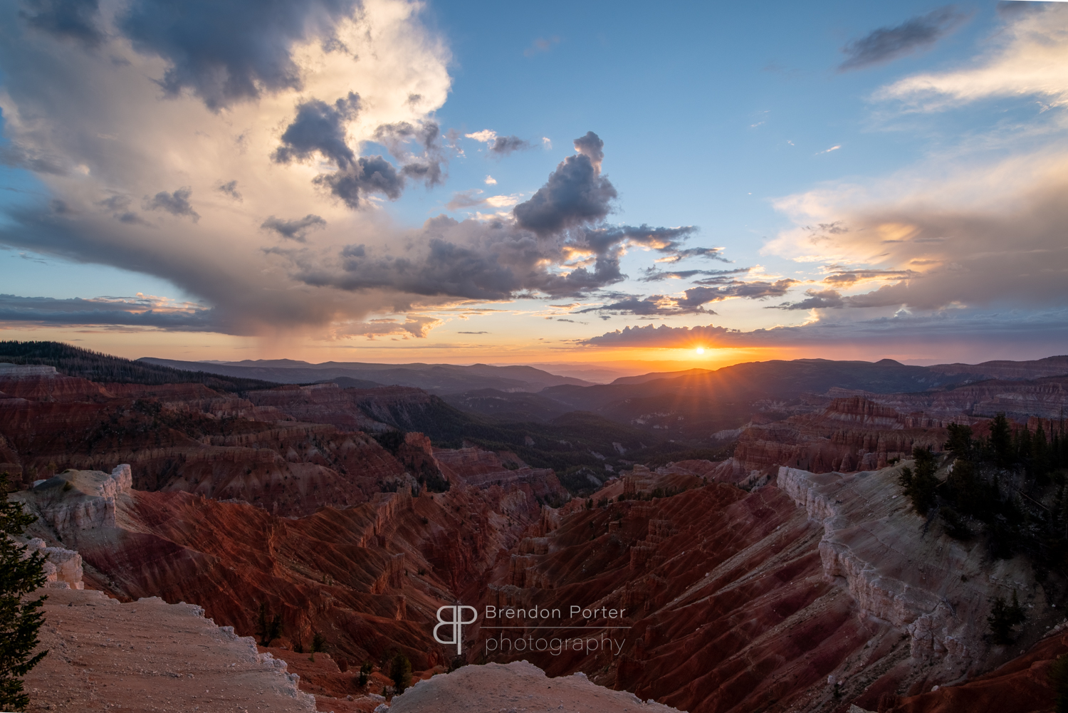 Mountainous Sunset